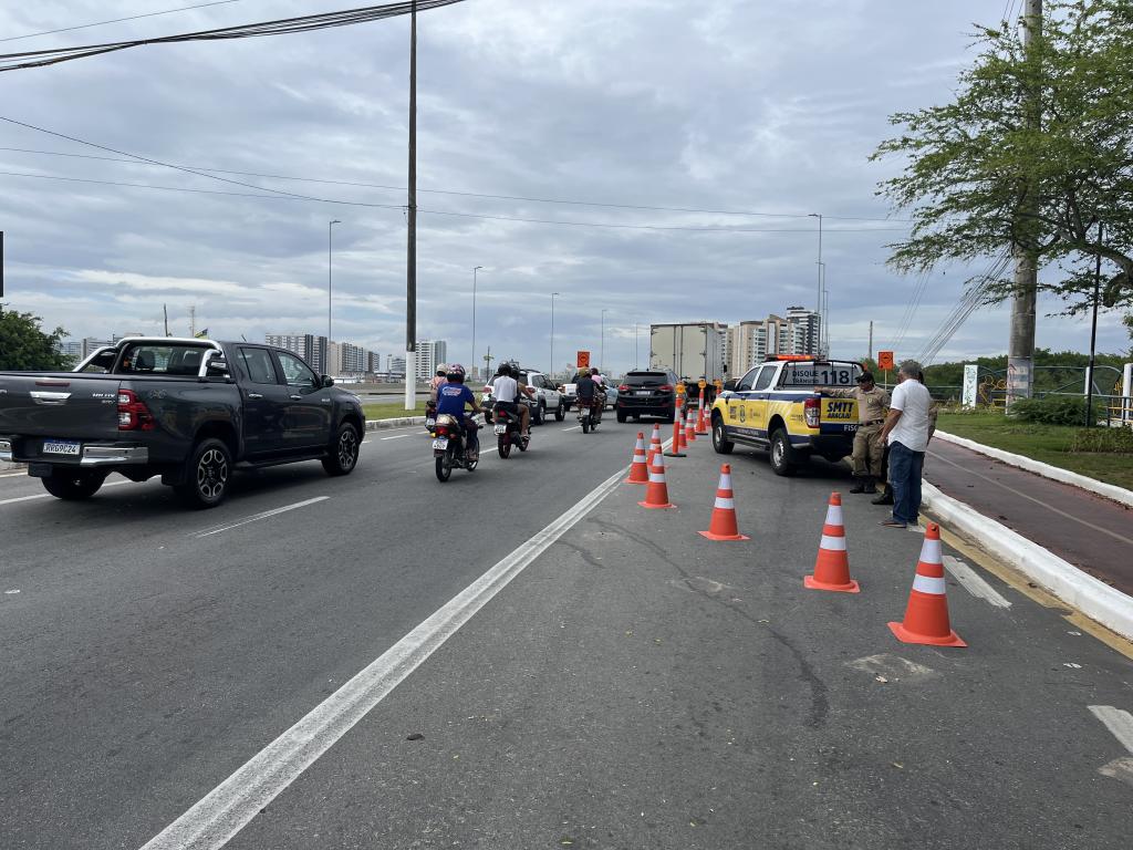 SMTT informa alteração no trânsito na ponte dos Cajueiros na tarde desta sexta, 17 - SMTT Aracaju